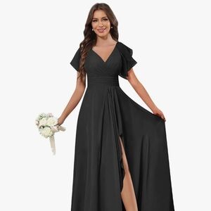 Elegant Black Evening Gown